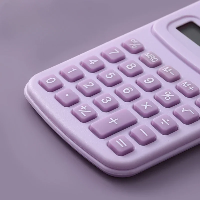 Calculadora infantil portátil con dibujos animados, diseño moderno