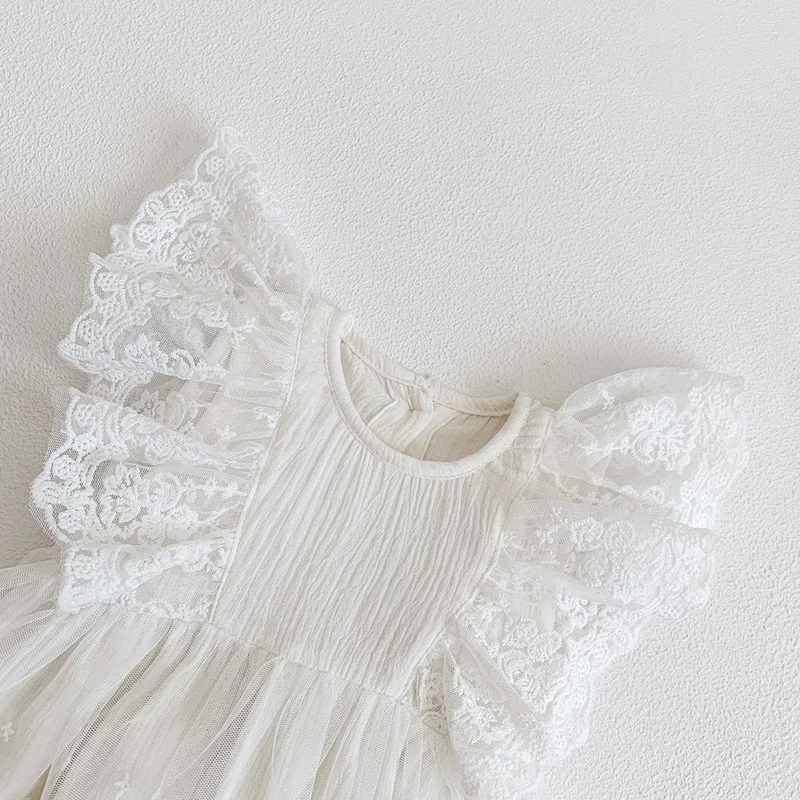 MILANCEL Vestido de verano para niña bebé con volantes - imagen 2