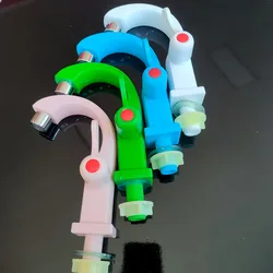 Grifo de plástico para fregadero, instalación fácil, diseño moderno