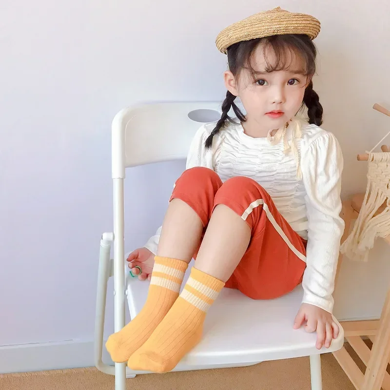 Calcetines rayas algodón niños – Primavera otoño - imagen 4