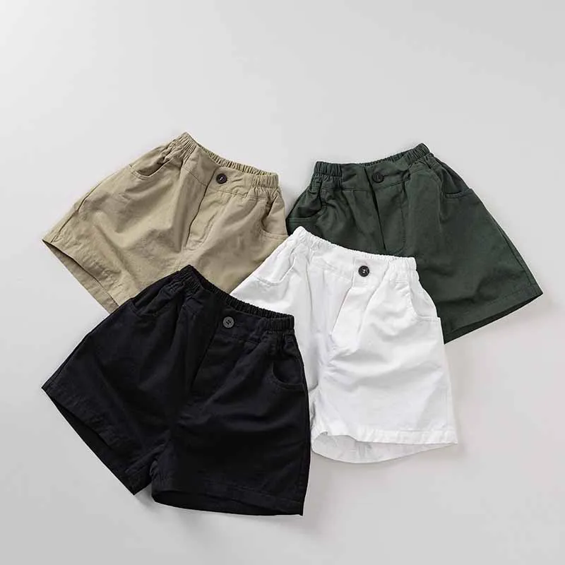 Pantalones cortos de verano holgados y deportivos de color liso - imagen 5