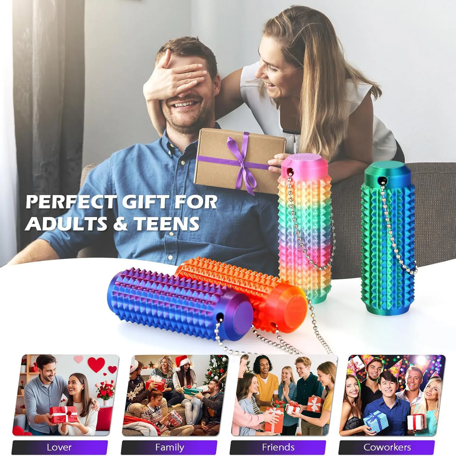 Mini fidget sensorial para aliviar estrés