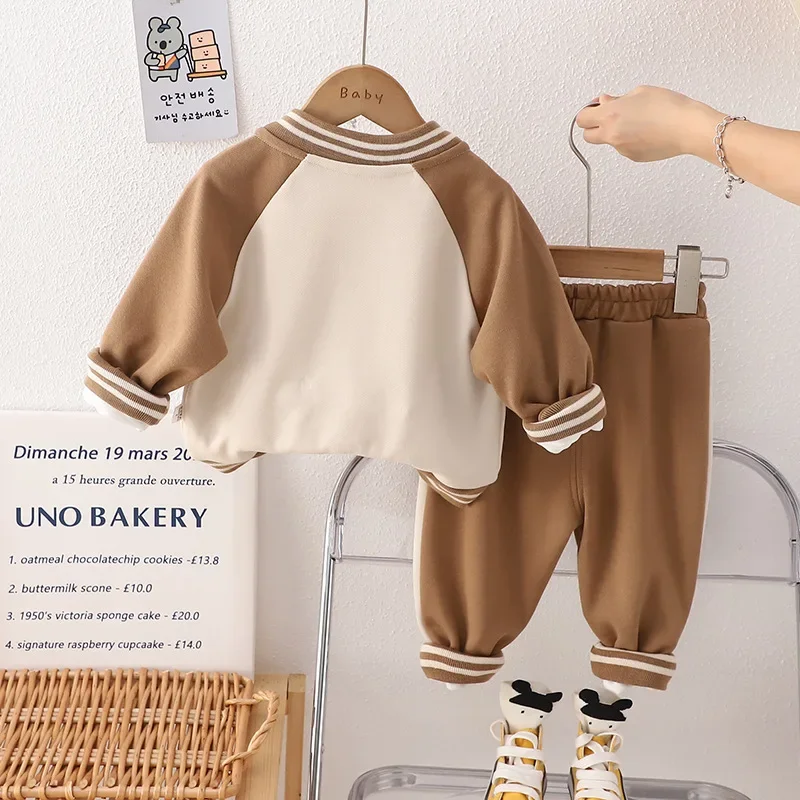 Conjunto primavera bebé niña: chaqueta, camiseta y pants - imagen 5
