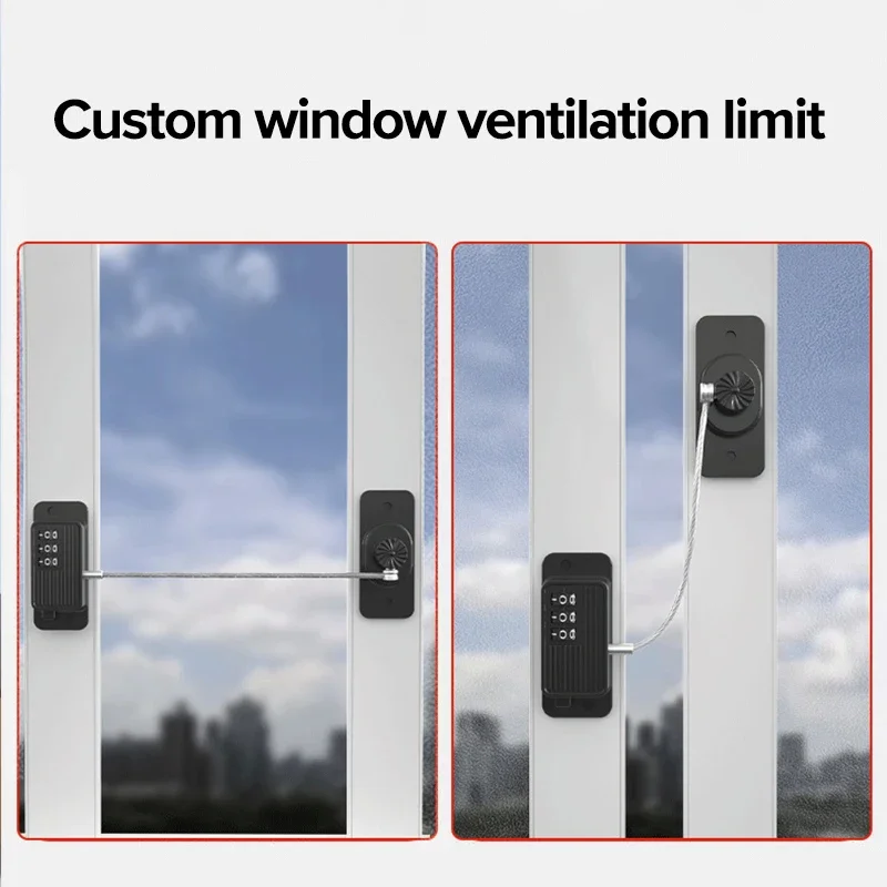 Vista de conjunto del candado con cable flexible