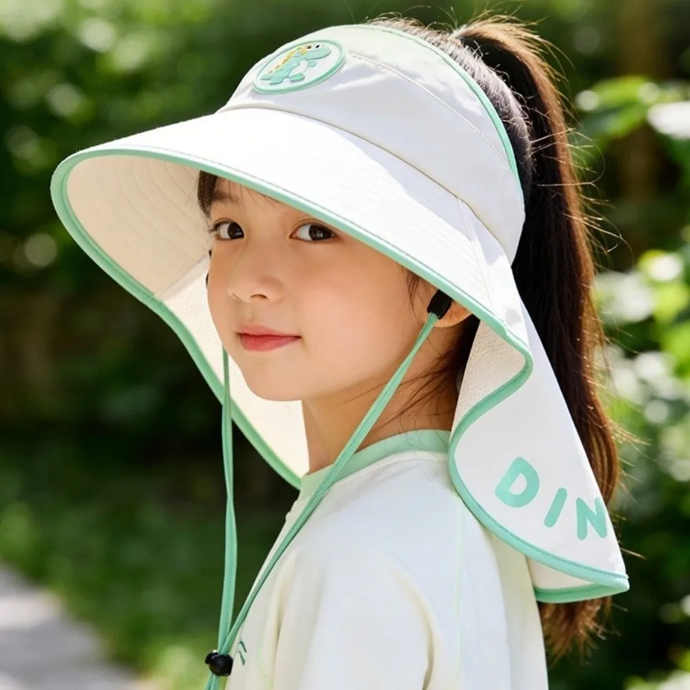 Sombrero de pescador infantil de ala ancha ajustable para sol - imagen 5