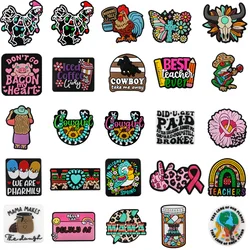 Cuentas de silicona para manualidades con gallo y mariposa