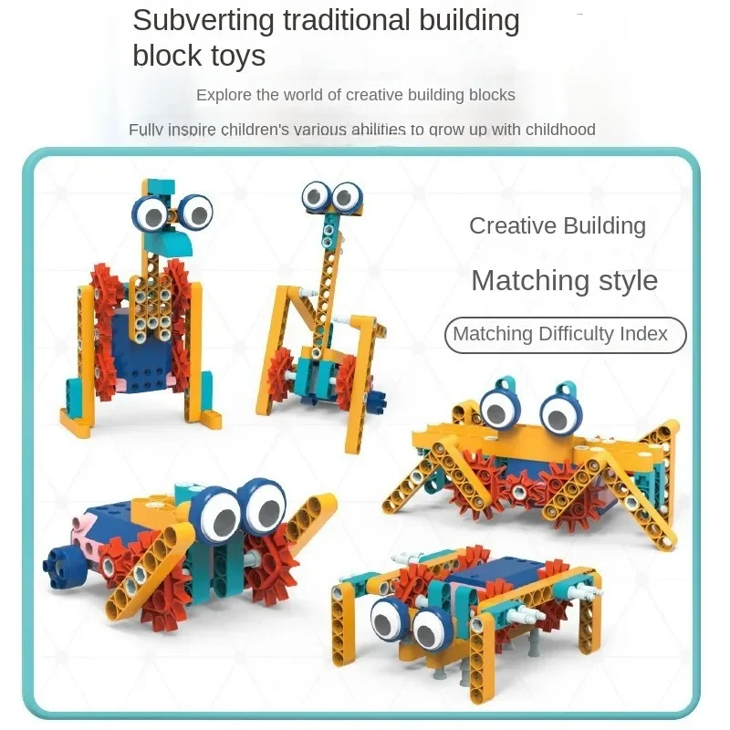 Bloques de construcción eléctricos STEM con engranajes - imagen 2