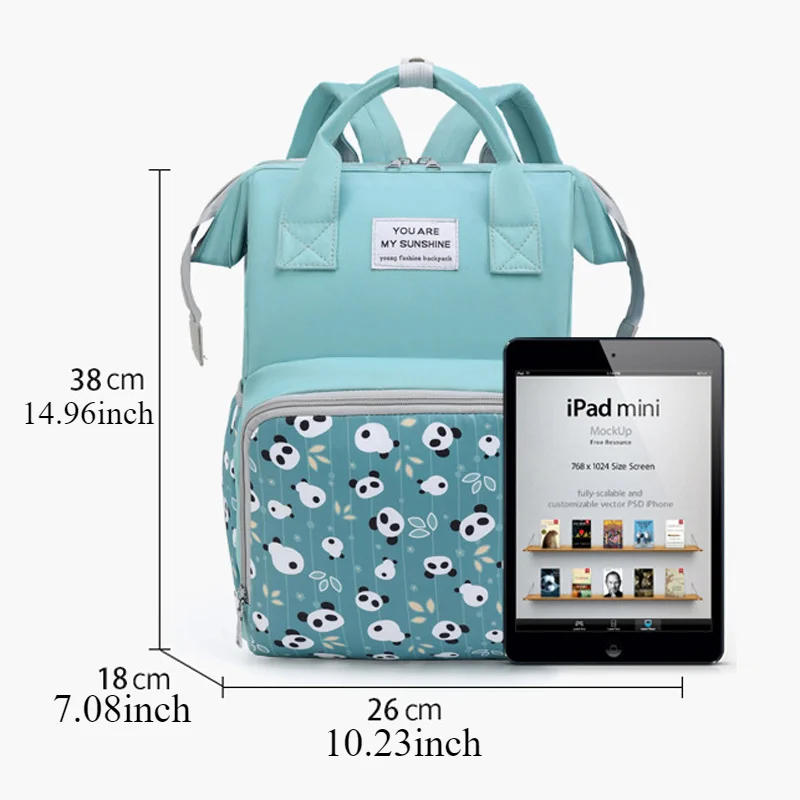Bolso de maternidad con cambiador y correa para cochecito - imagen 5