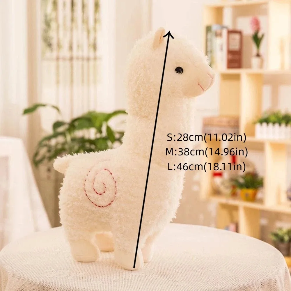 Peluche de alpaca estilo dibujo animado