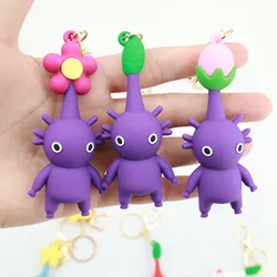 Figura de acción PIKMIN con llavero PVC para niños
