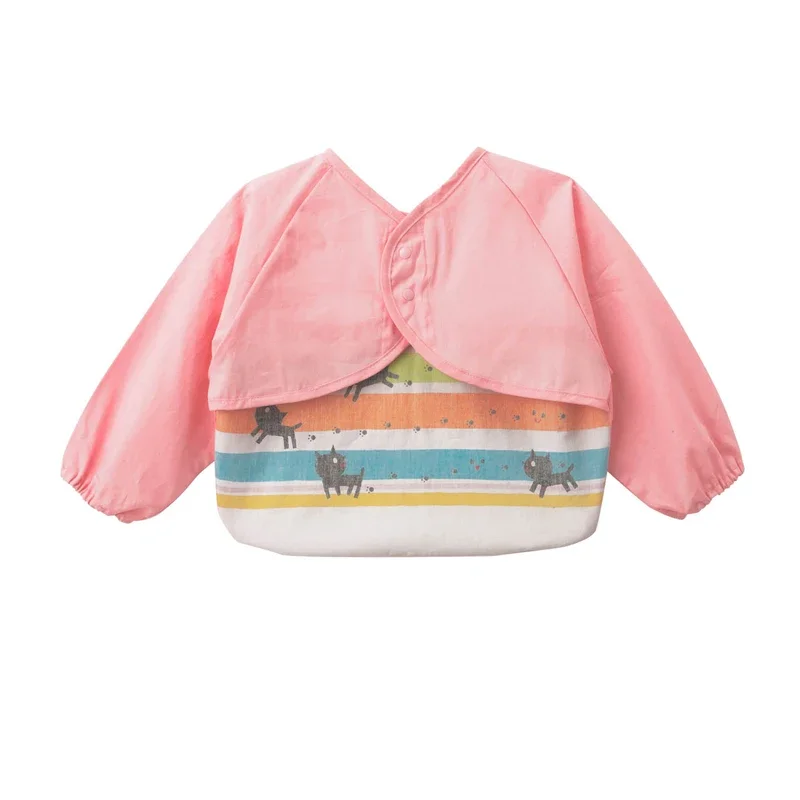 Babero impermeable manga larga para bebé – Protección alimentación EVA - imagen 4