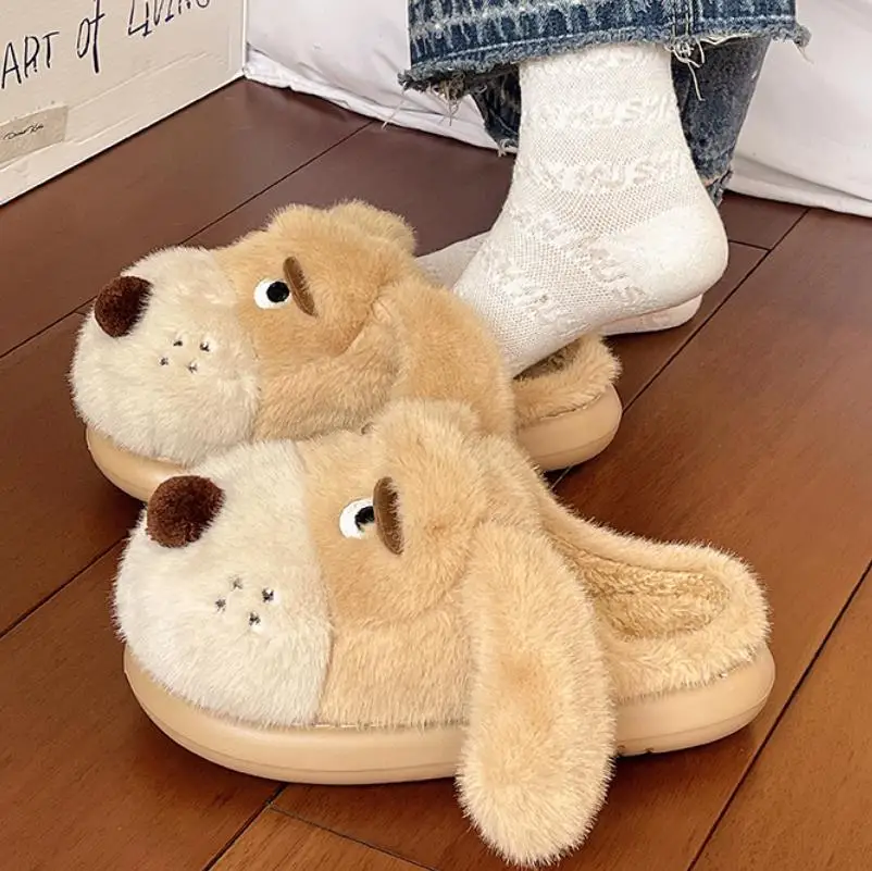 Zapatillas de interior mullidas con suela antideslizante para casa - imagen 5