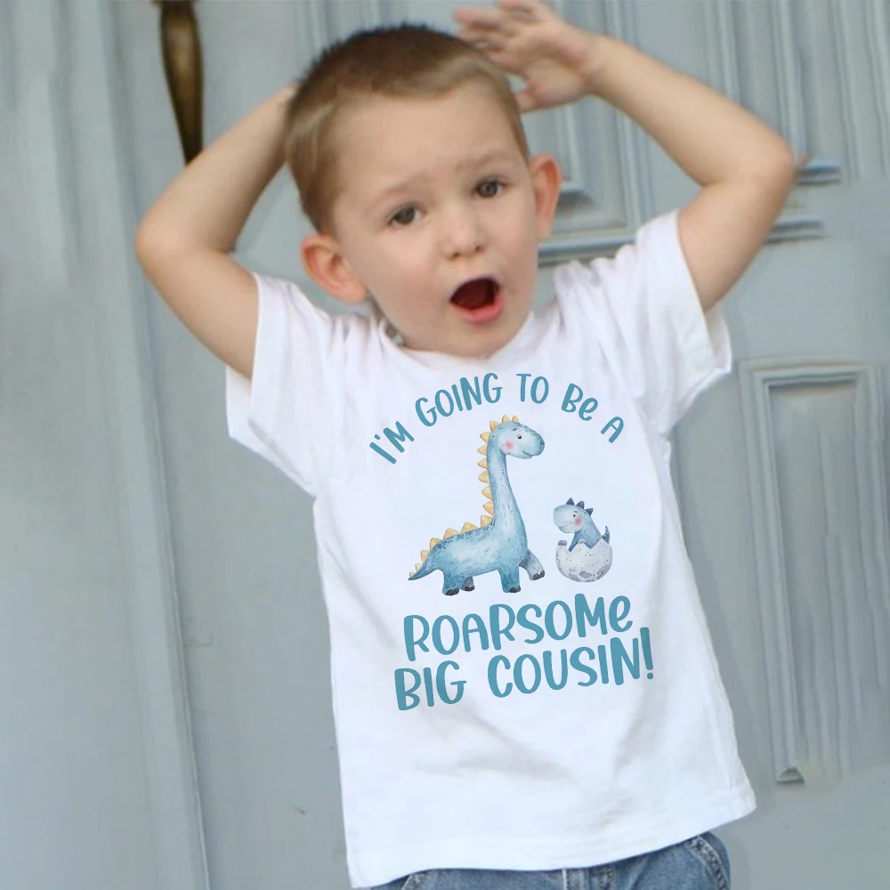 Camiseta de dinosaurio para niños – Primo mayor a juego sobrino - imagen 5