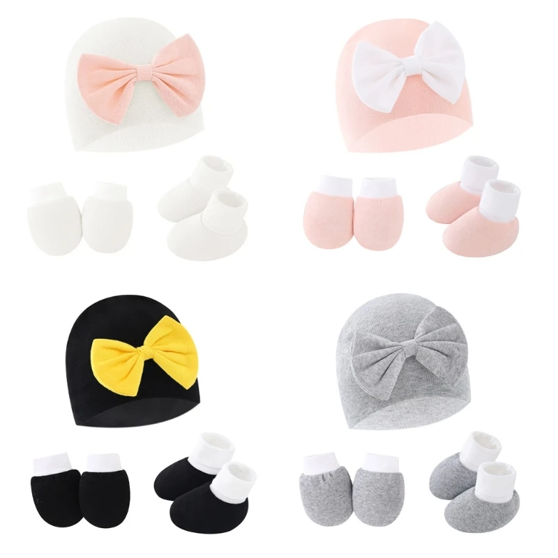 Gorro y guantes - vista lateral