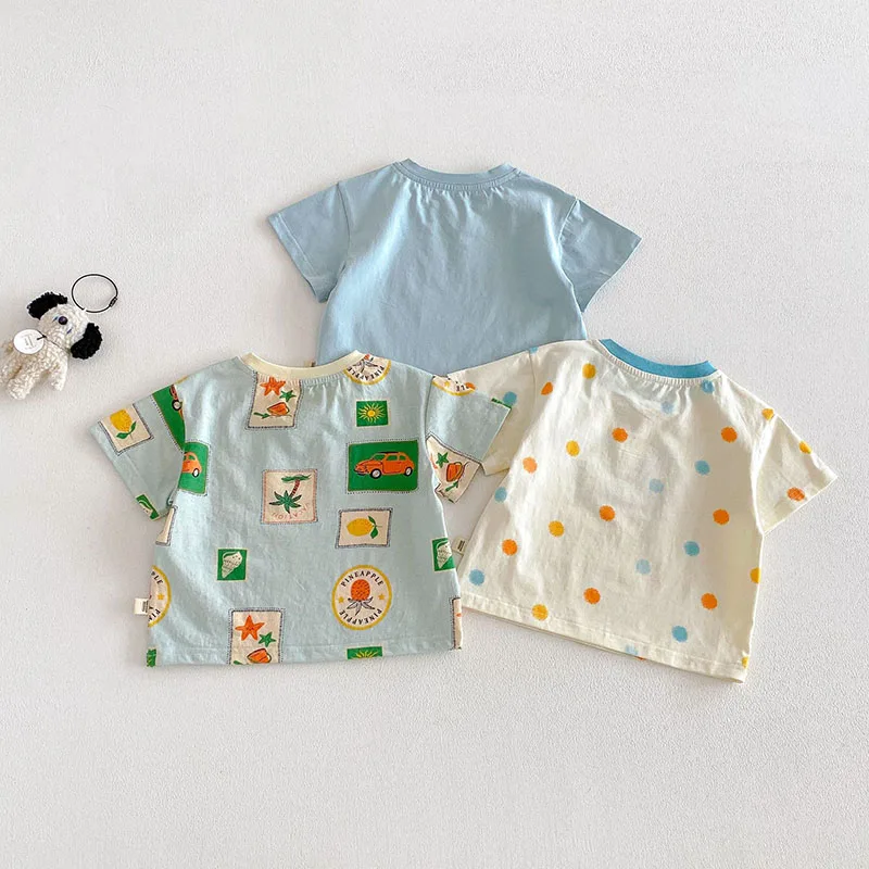 MILANCEL Camiseta verano para niñas con estampado de cachorros - imagen 4