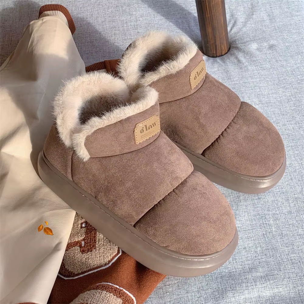 Zapatillas de interior impermeables EVA con plataforma, invierno - imagen 4