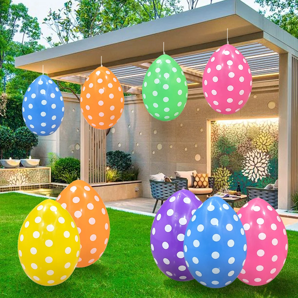 Decoración inflable con huevos de Pascua para jardín al aire libre - imagen 4