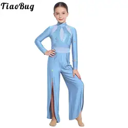 Mono de ballet con pedrería para niña – Maillot de danza elegante