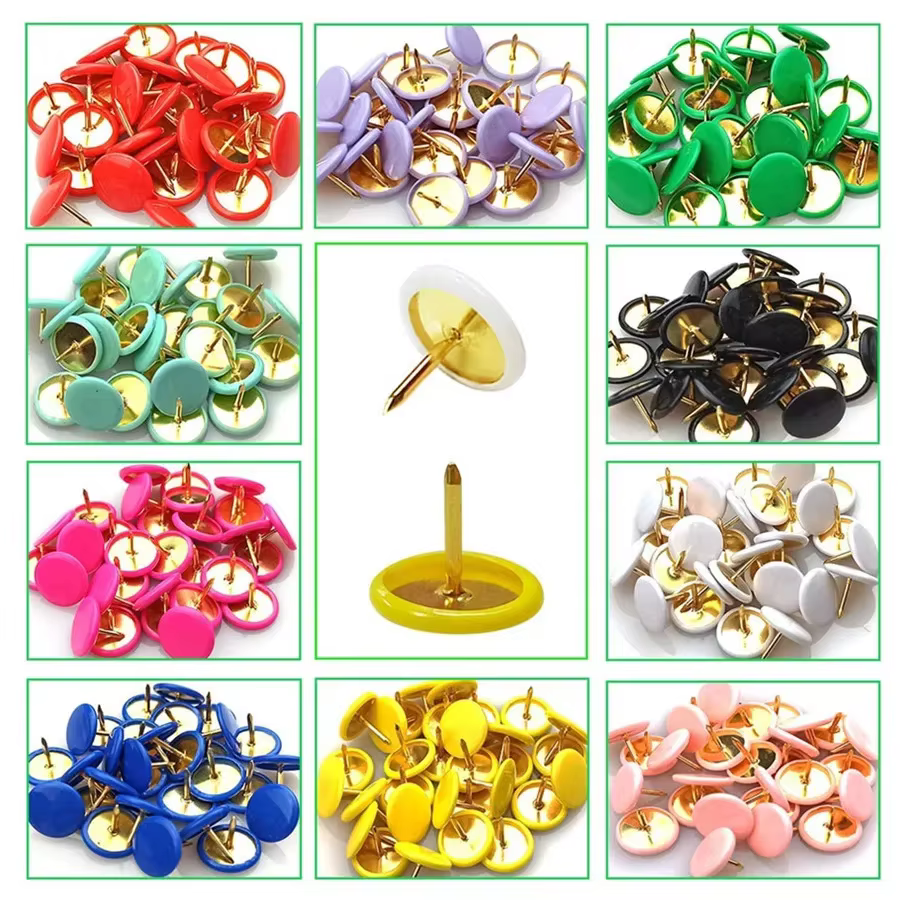 Chinchetas de colores pack decorativo para cuadros infantiles - imagen 2