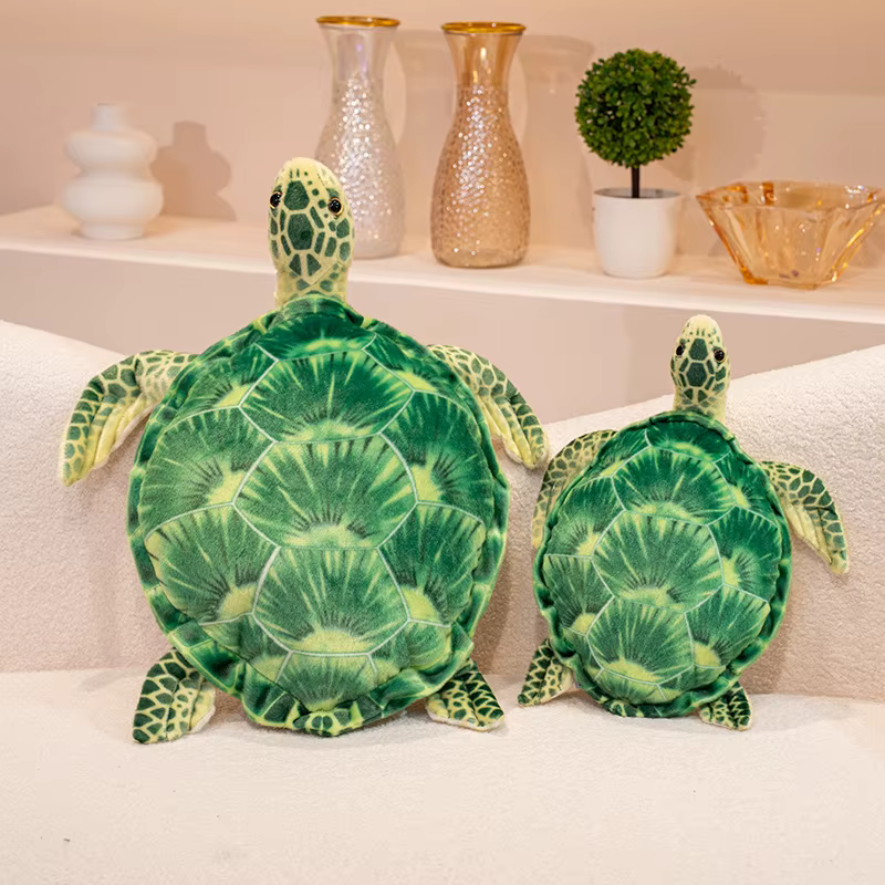 Peluche tortuga marina suave para niños y decoración del hogar - imagen 5