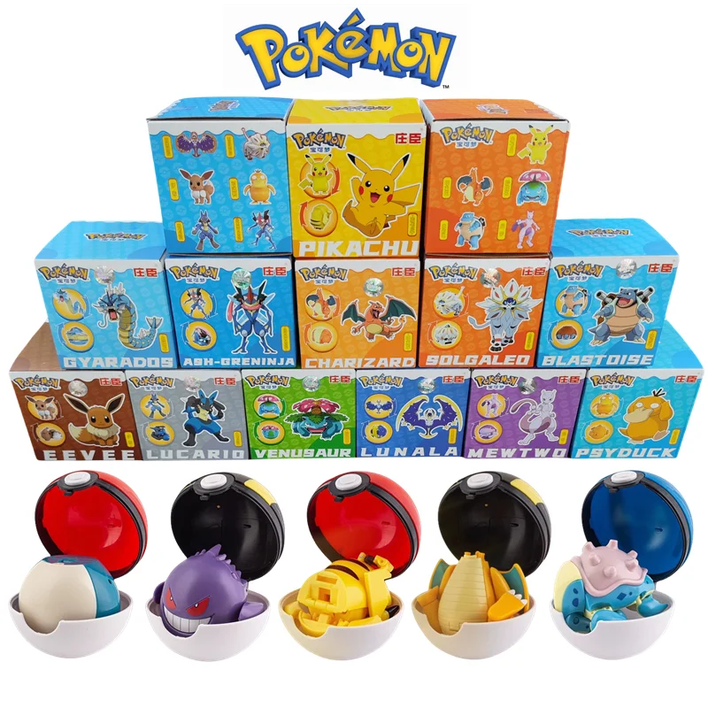 Figuras de acción Pokémon: Pikachu, Gengar, Dragonite y Snorlax