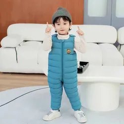 Pelele impermeable grueso para bebé de invierno con forro cálido