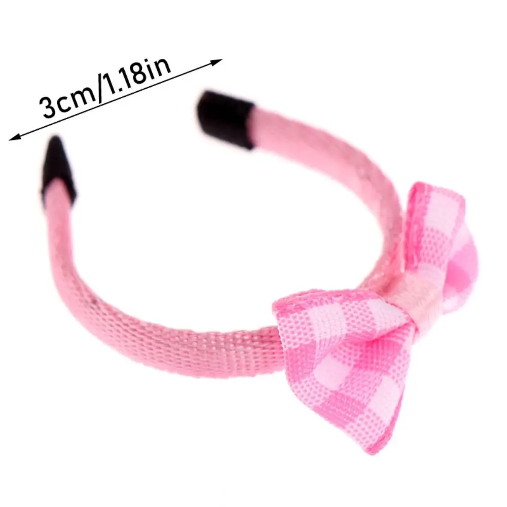 Diadema con lazo para muñeca, accesorio hecho a mano estilo boutique - imagen 3