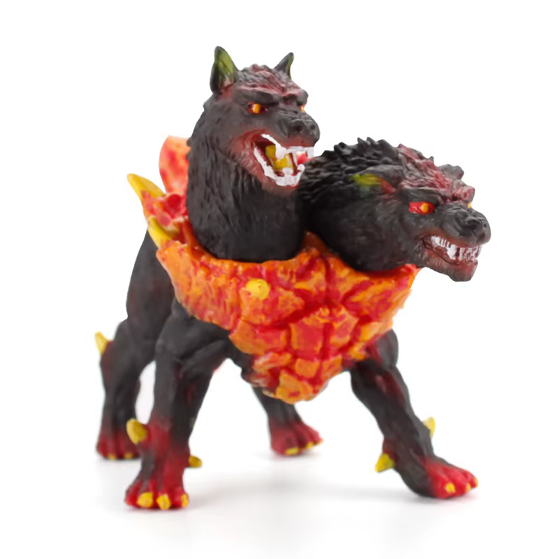 Figura decorativa Cerberus PVC – Adorno mitológico para habitación infantil - imagen 5
