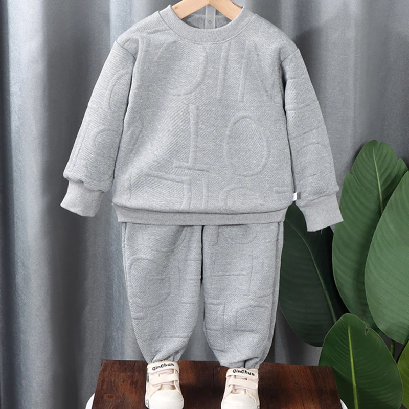 Conjunto bebé primavera algodón: sudadera y pantalón - imagen 2