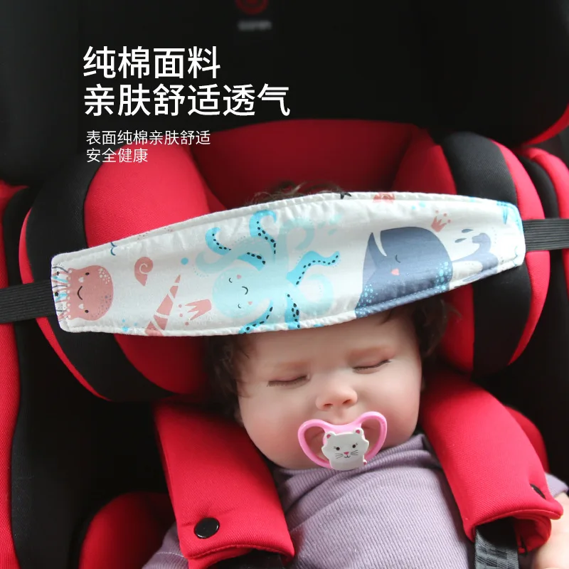 Almohada de soporte para bebé ajustable coche y carrito - imagen 4