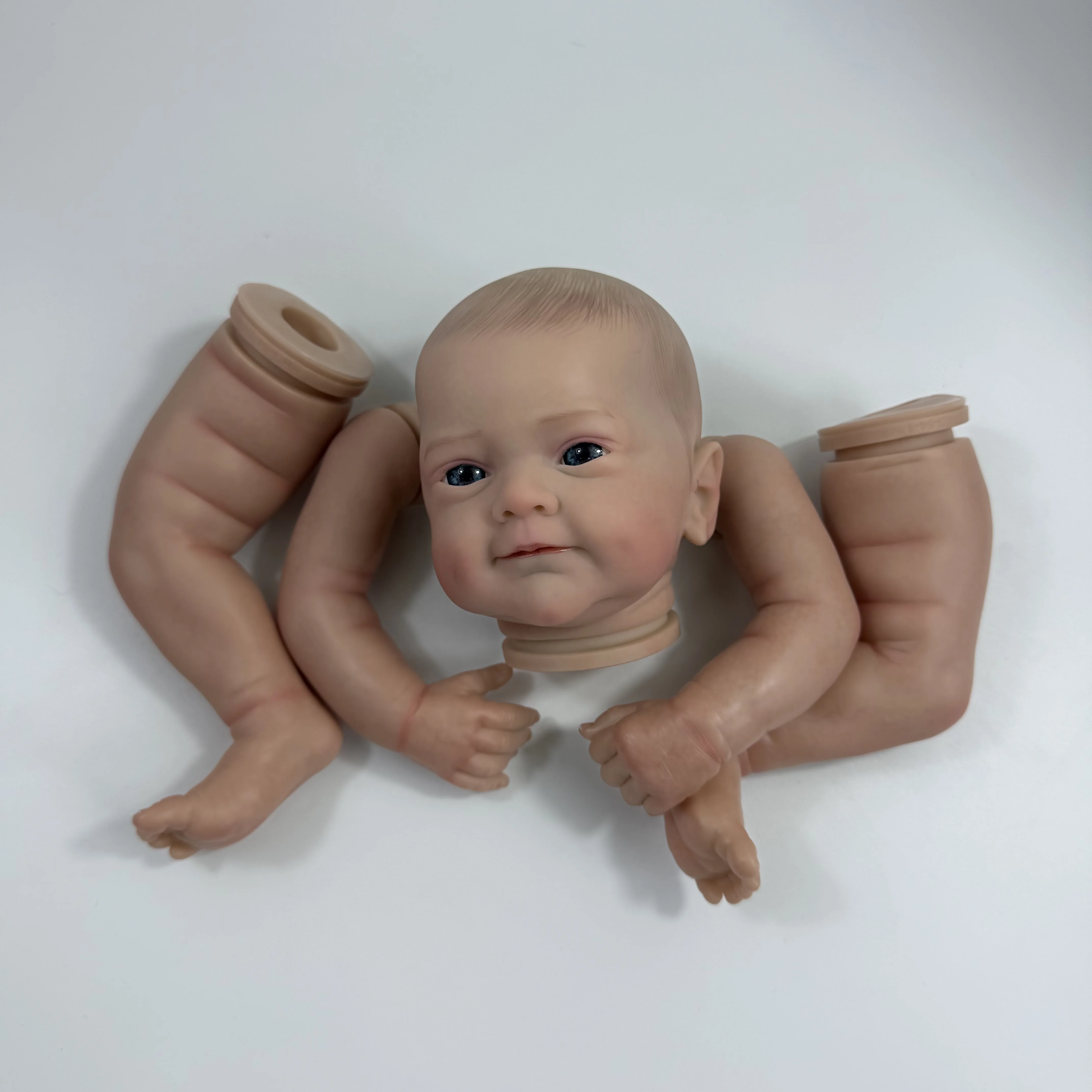 MRB Sanya muñeca Reborn de vinilo con cuerpo textil
