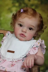 NPK Muñeca Reborn realista Chantal con detalles de peluche suave