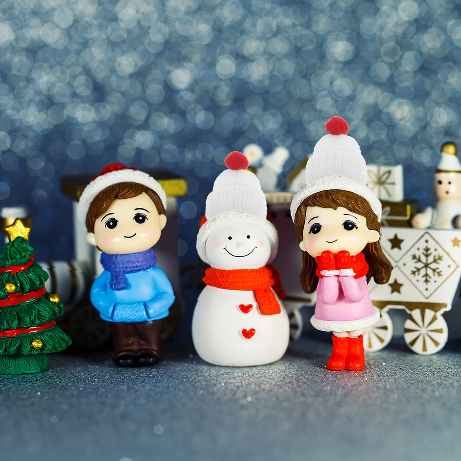 Gorro de Santa Claus tejido a mano para bebé navideño - imagen 3
