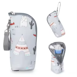 Bolsa isotérmica biberones con calentador USB para bebé
