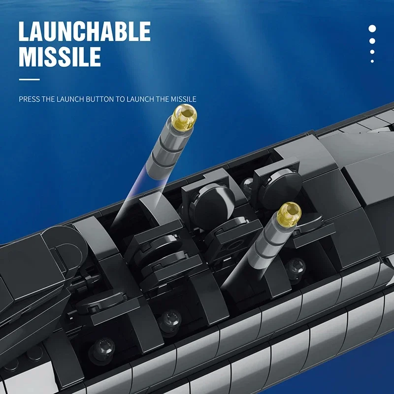 Bloques de construcción de submarino militar nuclear estratégico - imagen 3