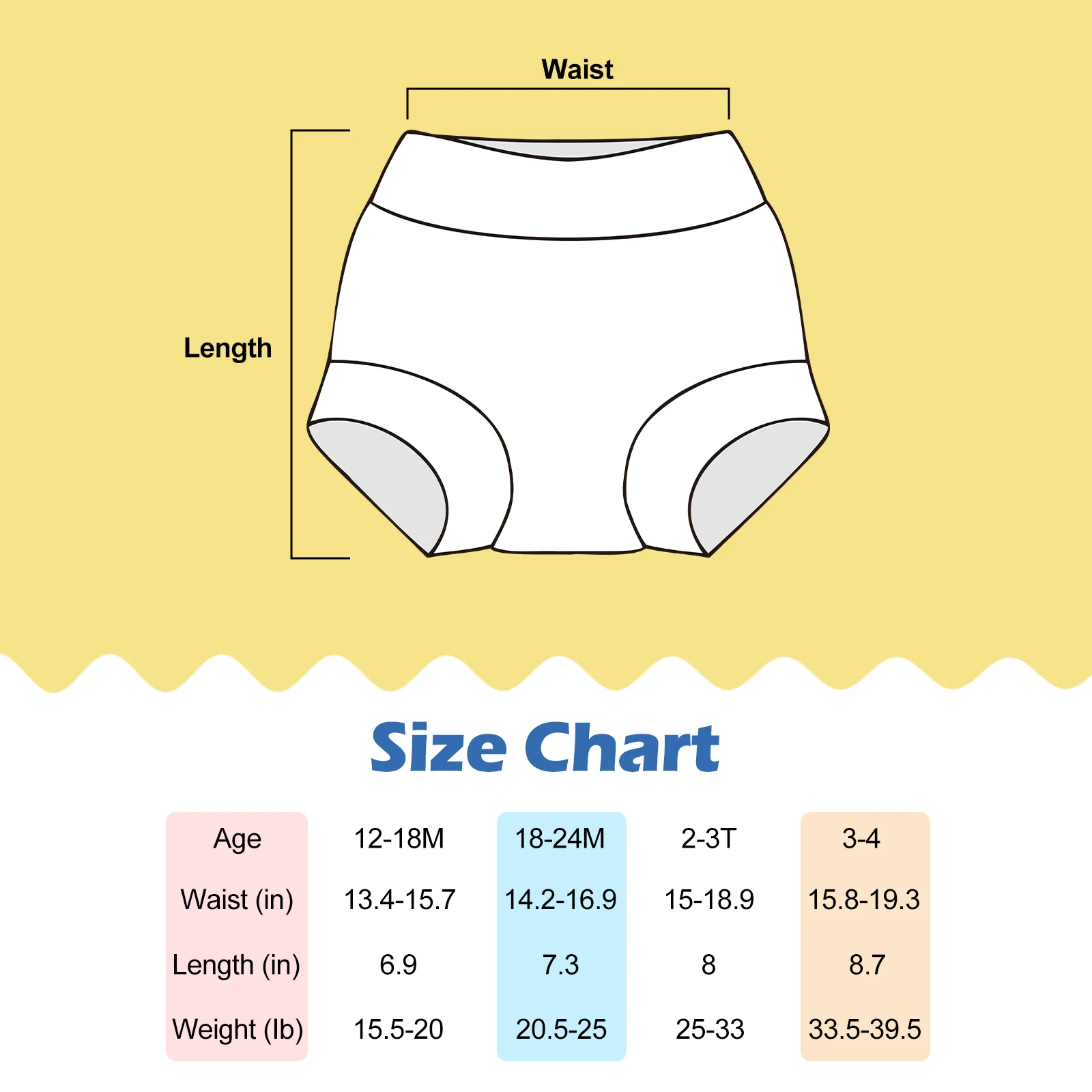 Pack de tres pañales de natación ALVABABY con diseños variados