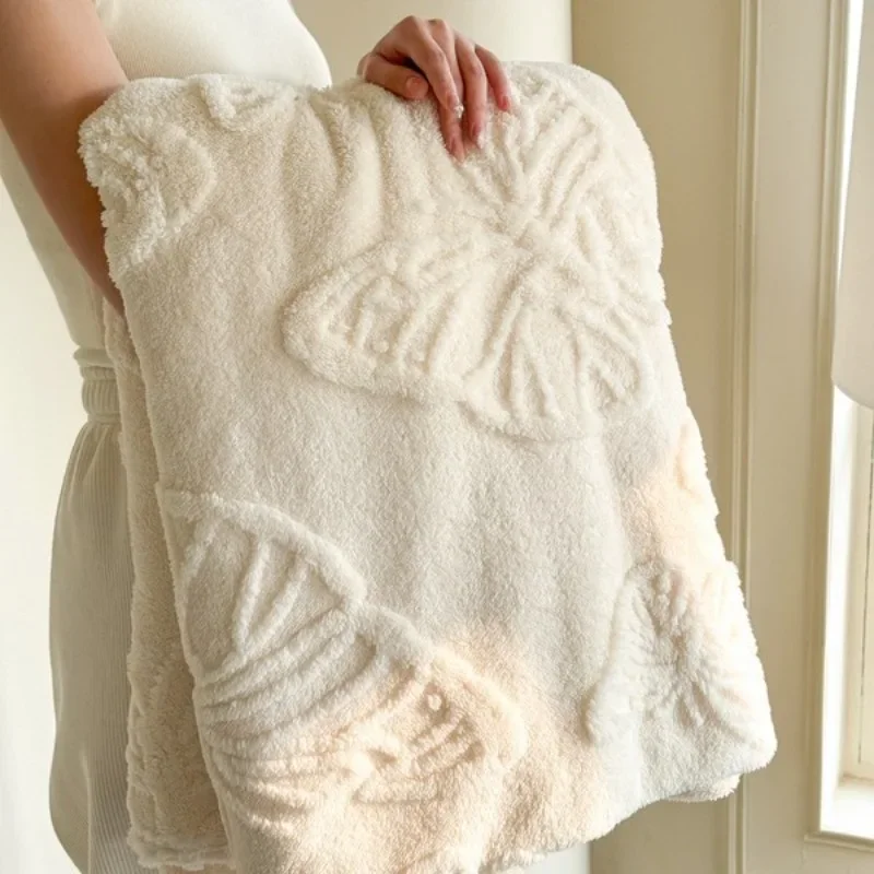 Manta de franela jacquard para bebé – Suave, cálida y multifuncional - imagen 2