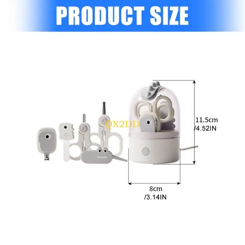 QX2D Cutter Safe cortauñas infantil recargable esterilizado - imagen 5