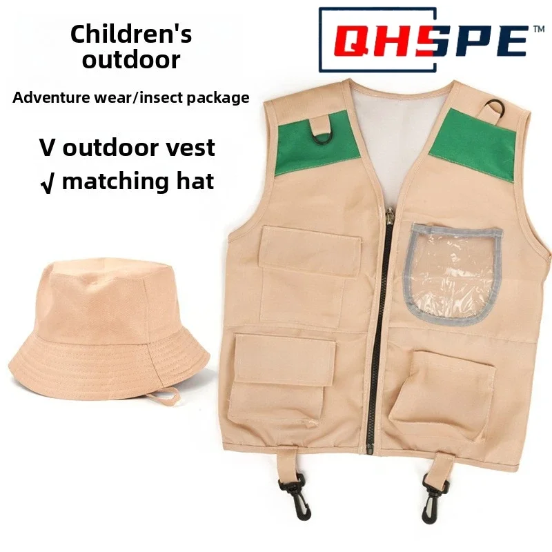 Disfraz safari infantil con chaleco explorador y sombrero - imagen 5