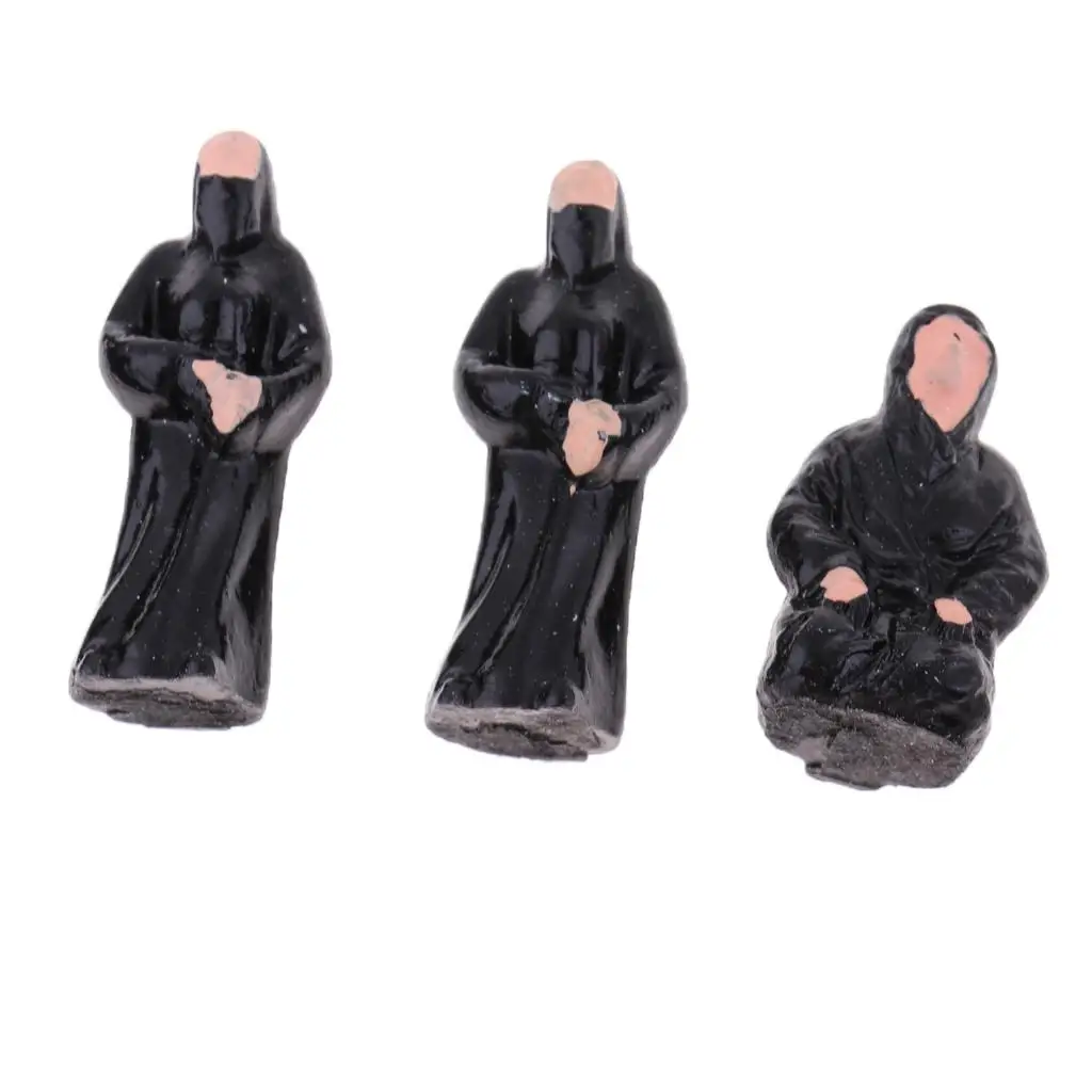 Figuras de plástico para modelismo ferroviario con personas - imagen 5