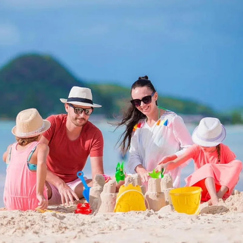 Juguete de arena para playa: juego de cubo y palas sensorial - imagen 5