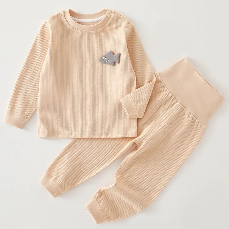 Conjunto infantil unisex de manga larga con estampado de dibujos - imagen 2