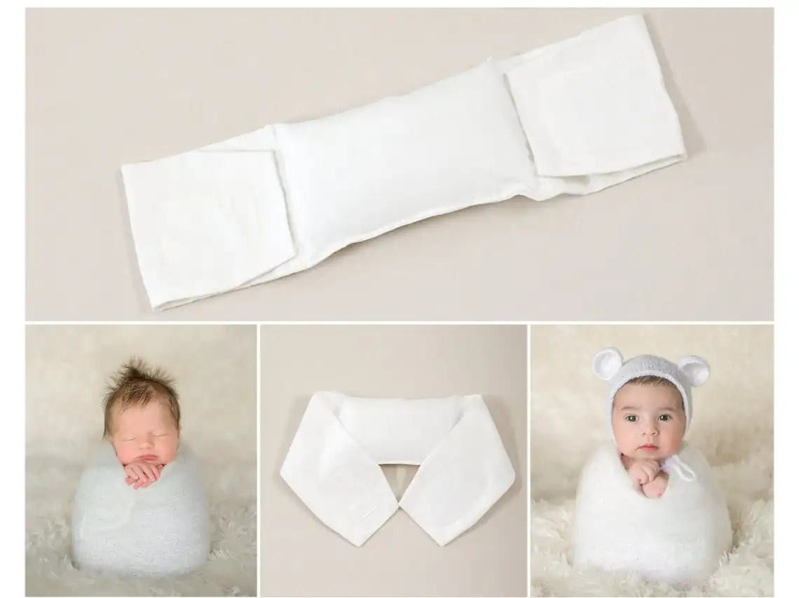 Almohada media luna de posicionamiento para bebé recién nacido - imagen 5