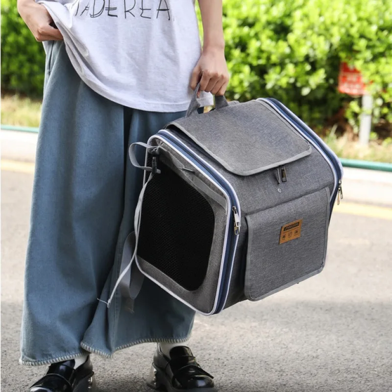 Mochila transportadora portátil para gatos y perros – Cómoda - imagen 5