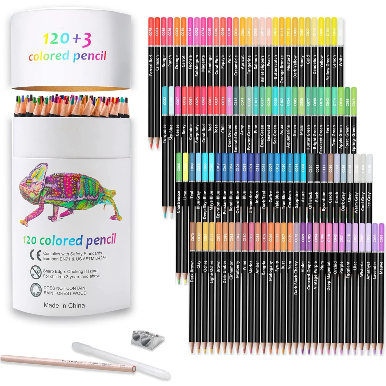 Juego completo de 120 lápices de colores Kolorowys