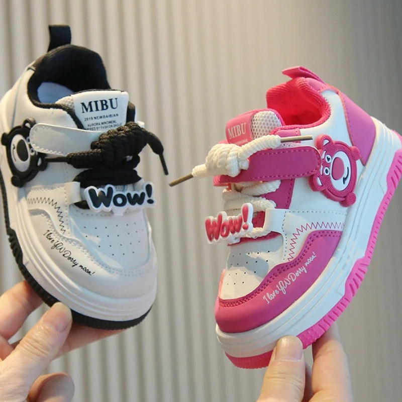 Zapatos deportivos infantiles antideslizantes de suela blanda - imagen 5