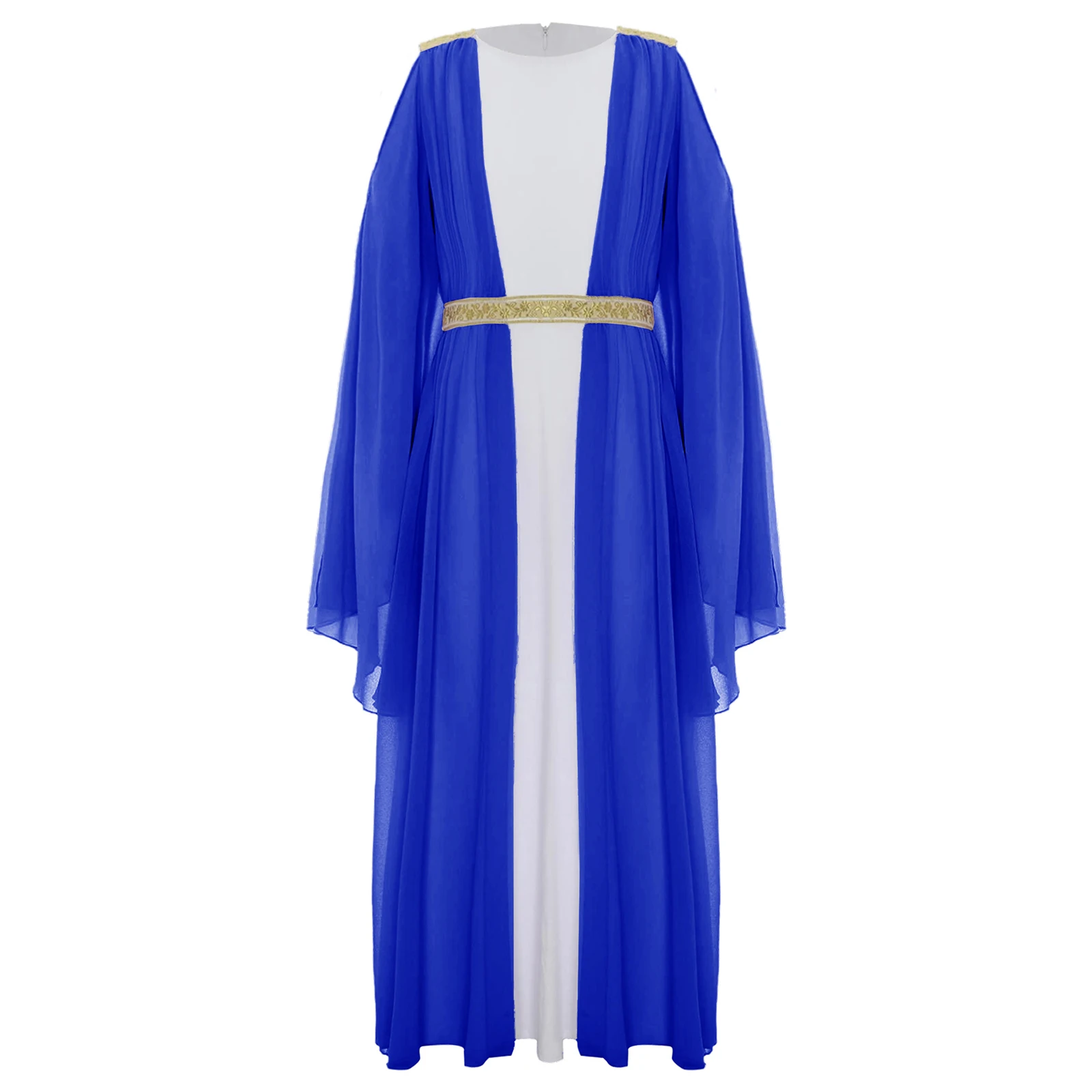 Disfraz de Halloween para niñas de diosa romana con toga bordada - imagen 2