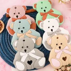 Colgante de silicona con animales pequeños para collar hecho a mano