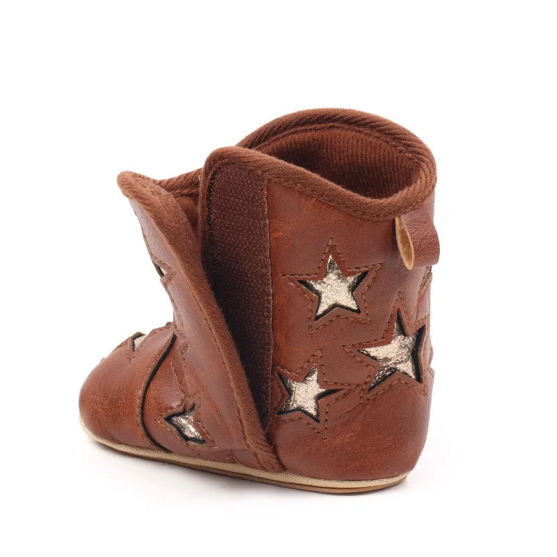 Botas de bebé antideslizantes en cuero PU para primeros pasos - imagen 2