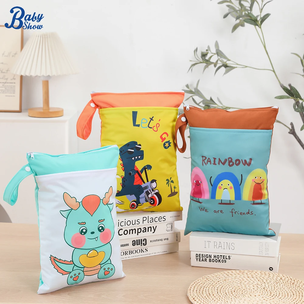 Bolsa reversible para pañales húmedo y seco – Impermeable y reutilizable - imagen 3